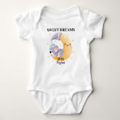 Sleeping Koala Sweet Dreams Little Custom Romper (Voorkant)