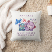 Sleeping Lamb Sweet Dreams Sleepy Head Name Kussen (Deken)