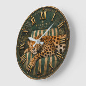 Sleeping Leopard Luxury Jungle Grote Klok (Hoek)