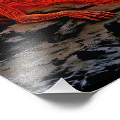 Sleeping Magma - Vulkanisch vrouwenportret Foto Afdruk (Hoek)