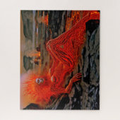 Sleeping Magma - Vulkanisch vrouwenportret Legpuzzel (Verticaal)