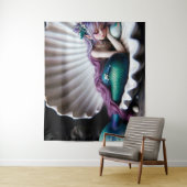 Sleeping Meraid Wandkleed (In situ)