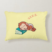 Sleeping Monkey Accent Pillow van Adiela Akoo Kussen (Voorkant)