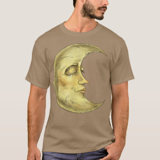 Sleeping Moon Viking Pagan Wicca T-shirt