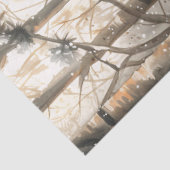 Sleeping Raccoon Rustic Christmas Decoupage Tissuepapier (Detail)