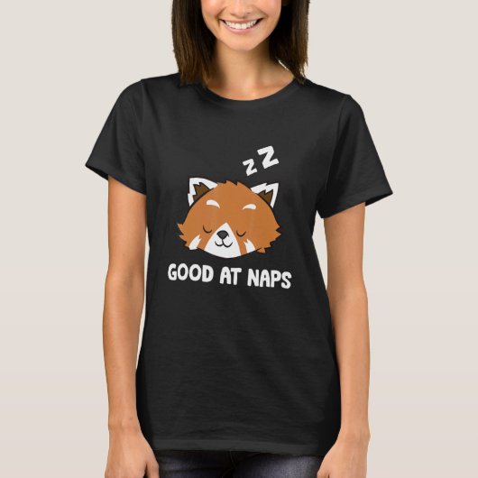 Sleeping Red Panda Good At Naps Napping Red Panda  T-shirt (Voorkant)
