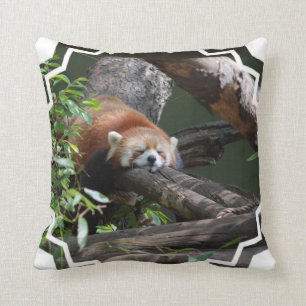 Sleeping Red Panda Pillow Kussen