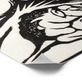 Sleeping Shepherdess Franz Marc Woodcut Poster (Hoek)