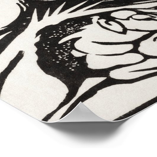 Sleeping Shepherdess Franz Marc Woodcut Poster (Hoek)