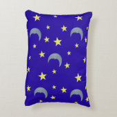 Sleeping Sky Stof - blauw Accent Kussen (Achterkant (Verticaal))