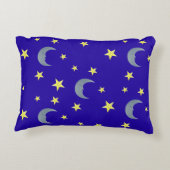 Sleeping Sky Stof - blauw Accent Kussen (Achterkant)