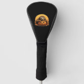 Sleeping Sloth en Halloween Pumpkin Classic T-Shi Golfheadcover (Voorkant)