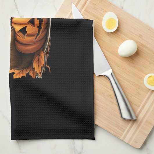 Sleeping Sloth en Halloween Pumpkin Classic T-Shi Theedoek (Quarter Fold)