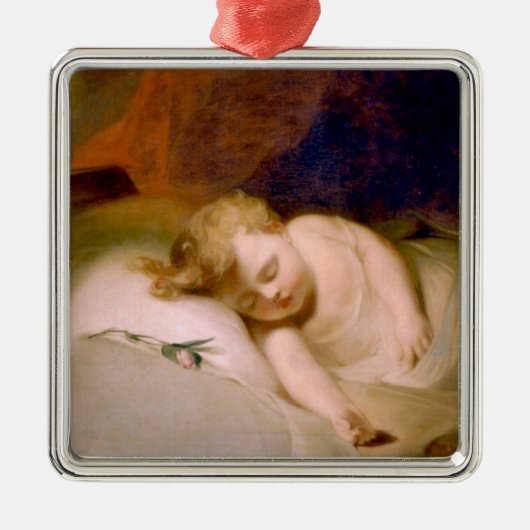Sleeping Son (door Thomas Sully) Metalen Ornament (Voorkant)