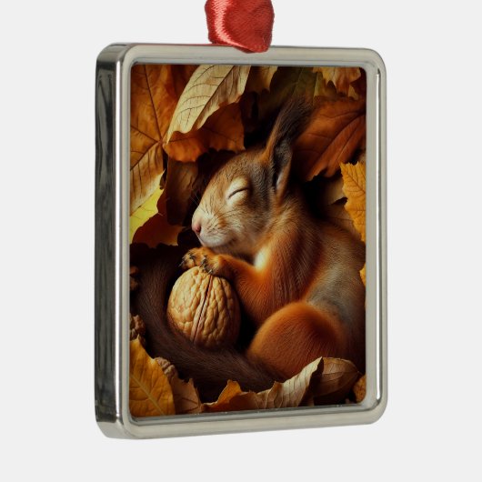 Sleeping Squirrel Ornament (Rechts)
