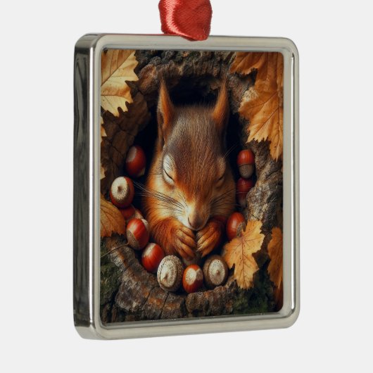 Sleeping Squirrel Ornament (Rechts)