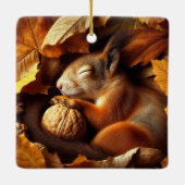 Sleeping Squirrel Ornament (Achterkant)