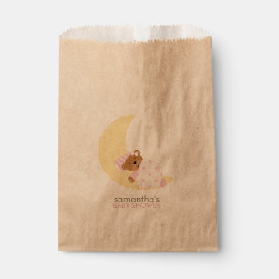 Sleeping Teddy Bear Baby shower Bedankzakje