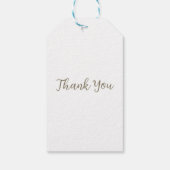 Sleeping Teddy Bear Boy Moon Baby shower Dank u Cadeaulabel (Achterkant)