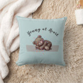 Sleeping Teddy Bear Throw Pillow Kussen (Deken)