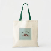 Sleeping Teddy Bear Tote Bag (Voorkant)