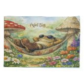 Sleeping Toad and Mushrooms Pillowcase Set  Kussensloop (Achterkant-Links)
