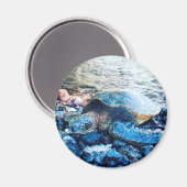 "Sleeping Turtle"-magneet Magneet (Voorkant / Achterkant)