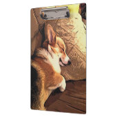 Sleeping Welsh Corgi Klembord (Links)