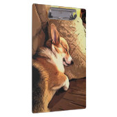 Sleeping Welsh Corgi Klembord (Rechts)
