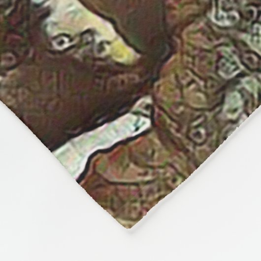 Sleeping Welsh Corgi op Couch Fleece Deken (Hoek)