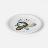 Sleeping Whimsical Bee Papieren Bordje (Gekanteld)