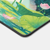 Sleeping White Axolotl Pink Lotus Pond Bureaumat (Hoek)