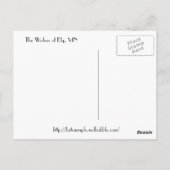 Sleeping Wolf of Northern Minnesota Briefkaart (Achterkant)