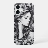 Sleeping Woman Phone Case iPhone 16 Hoesje (Achterkant)