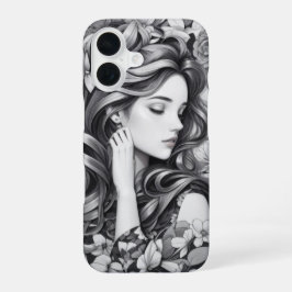 Sleeping Woman Phone Case iPhone 16 Hoesje