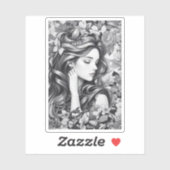 Sleeping Woman Sticker (Vel)