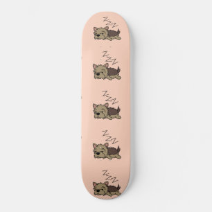 Sleeping Yorkshire Terrier Hondenliefhebber ZZZ Pe Persoonlijk Skateboard
