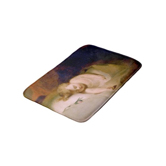 Sleeping Young Boy (door Thomas Sully) Badmat (Gekanteld)