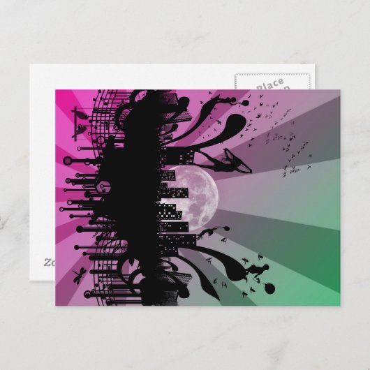 Sleepless City Briefkaart (Voorkant / Achterkant)