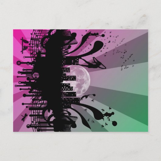 Sleepless City Briefkaart (Voorkant)