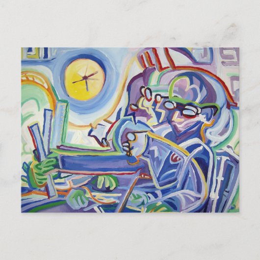 Sleepless Man met rekwisiet Briefkaart (Voorkant)