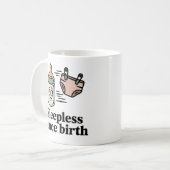 Sleepless Since Birth | Baby Life Humor   Koffiemok (Voorkant links)