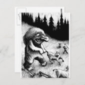 sleeplijn-clipart-13 briefkaart (Voorkant / Achterkant)