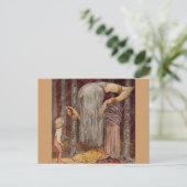 Sleeplijn die een Kleine Tak aanbieden Briefkaart (Staand voorkant)