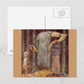 Sleeplijn die een Kleine Tak aanbieden Briefkaart (Voorkant / Achterkant)