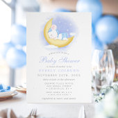 Sleepmuis op Waterverf Baby shower Kaart