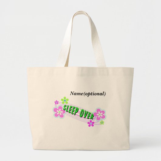 Sleepover Bag Grote Tote Bag (Voorkant)
