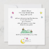 Sleepover, Birthday Party Invitation Kaart (Achterkant)