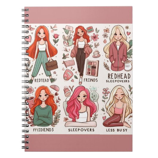 Sleepover Bliss-Notitieboek Notitieboek (Voorkant)