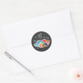 Sleepover Boy Sticker - Slumber Party Sticker (Envelop)